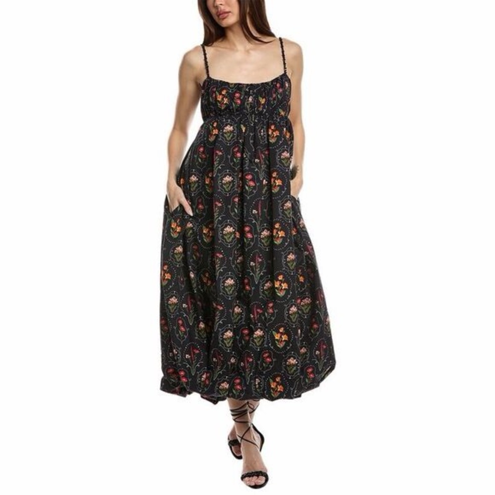 AGUA BY AGUA BENDITA Limonaria Oasis Midi Dress XS